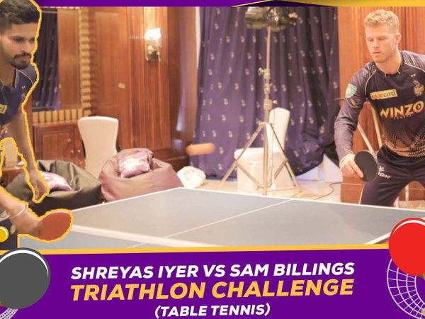 shreyas-iyer-vs-sam-billings---part-1-table-tennis-kkr-ipl-2022.Click to read full article.