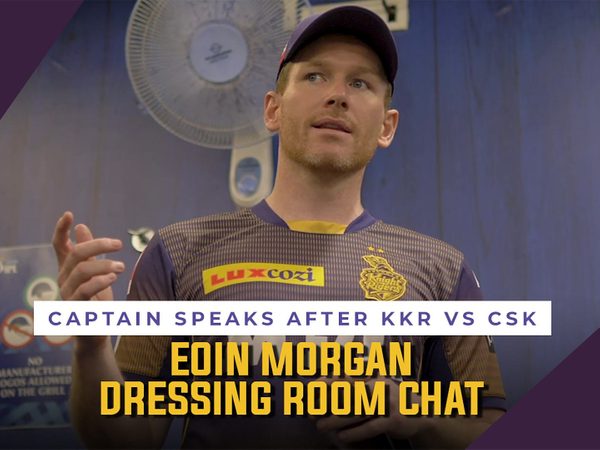 we-leave-the-ground-on-a-positive-note---morgan-dressing-room-chat-kkr-vs-csk-mumbai-ipl-2021.Click to read full article.