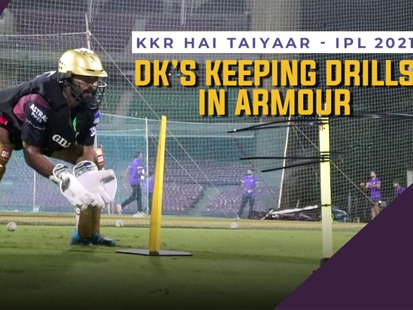 dks-keeping-drills-in-armour-kkr-hai-taiyaar---ipl-2021.Click to read full article.