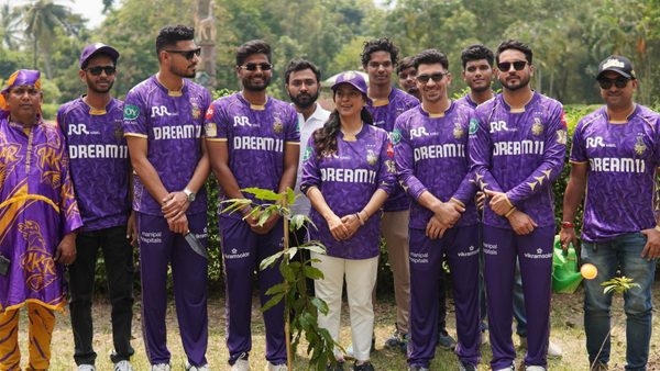 kkrs-runs-to-roots-returns-kkr-co-owner-juhi-chawla-mehta-cricket-stars-plant-first-trees-of-2025-initiative.Click to read full article.